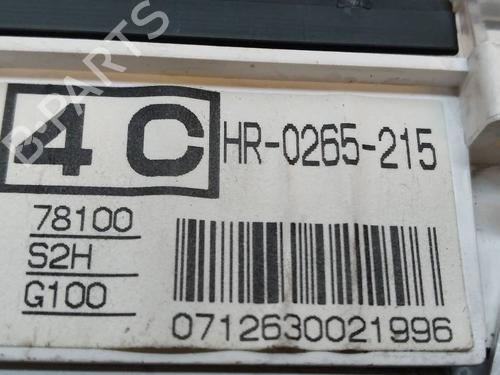 Instrument cluster HONDA HR-V (GH_) 1.6 16V 4WD (GH2, GH4) | BP10385556C47 