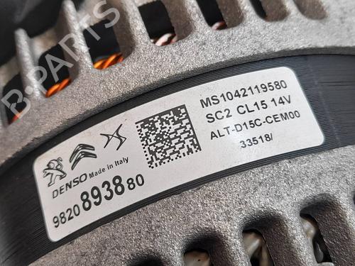 Generator OPEL CROSSLAND X / CROSSLAND (P17, P2QO) 1.5 Turbo D (75) | BP8077897M7 