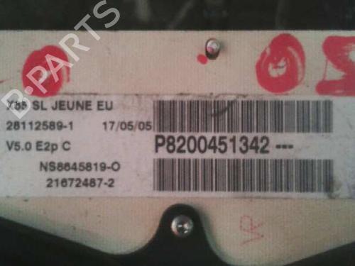 Instrument cluster RENAULT CLIO II (BB_, CB_) 1.4 16V (B/CB0P, BB13) | BP204500C47 