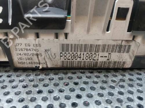 Instrument cluster RENAULT MODUS / GRAND MODUS (F/JP0_) 1.4 (JP01, JP0J) | BP2596393C47 