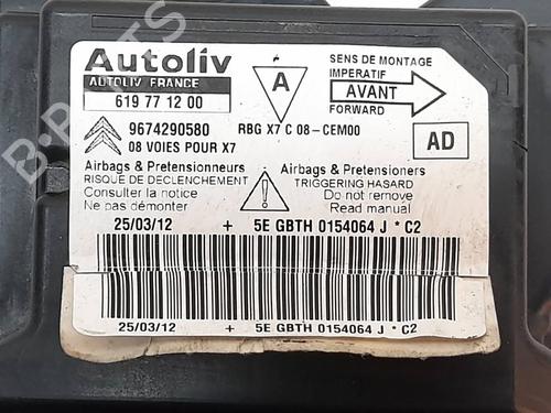 ECU airbags CITROËN C5 III (RD_) 1.6 HDi 110 (RD9HL0, RD9HR8, RD9HRA) | BP30107538M53 