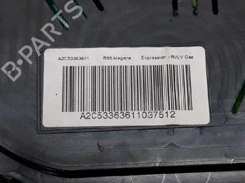 Instrument cluster RENAULT MEGANE III Hatchback (BZ0/1_, B3_) 1.6 16V (BZ1B, BZ1H) | BP4940157C47 