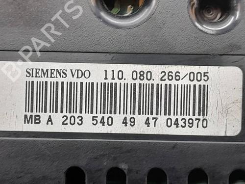 Instrument cluster MERCEDES-BENZ C-CLASS T-Model (S203) C 270 CDI (203.216) | BP1248817C47 