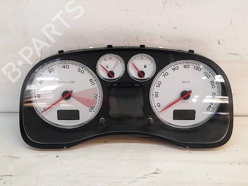 Used Instrument cluster PEUGEOT 307 CC (3B) 1.6 16V (110 hp) 28534834