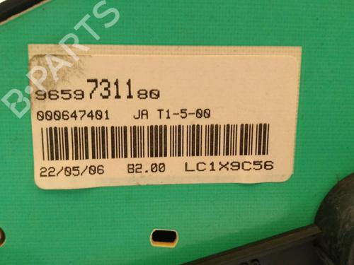Instrument cluster PEUGEOT 206 Hatchback (2A/C) 1.4 LPG | BP17718039C47 