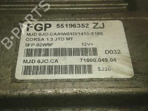Engine control unit (ECU) OPEL CORSA C (X01) 1.3 CDTI (F08, F68) | BP166043M57 