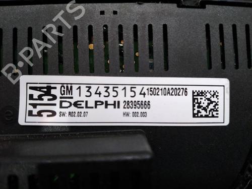 Climate control OPEL ASTRA J (P10) 1.6 CDTi (68) | BP4439218I5 
