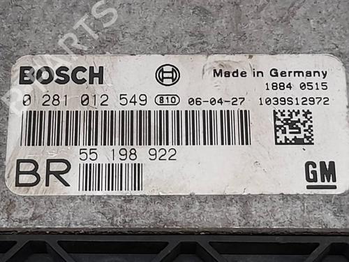 Engine control unit (ECU) OPEL ZAFIRA / ZAFIRA FAMILY B (A05)  | BP4440208M57