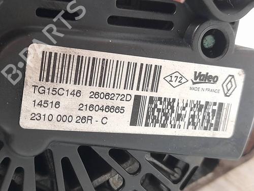 Alternator RENAULT KANGOO BE BOP (KW0/1_) 1.5 dCi 75 | BP31163774M7
