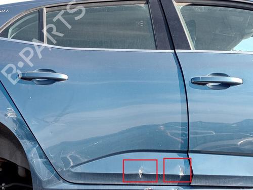 Used Right rear door RENAULT MEGANE IV Hatchback (B9A/M/N_) 1.5 dCi 110 (B9A3) (110 hp) 31113850