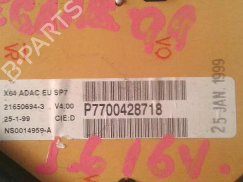 Instrument cluster RENAULT MEGANE I Classic (LA0/1_) 1.6 e (LA0F, LA0S) | BP204562C47 