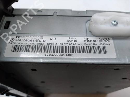 Radio MERCEDES-BENZ A-CLASS (W169) A 180 CDI (169.007, 169.307) | BP13951623E6 