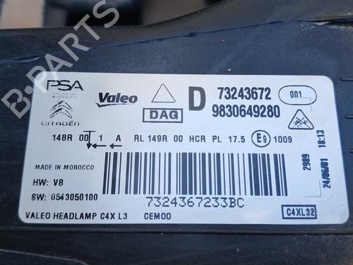 Right headlight CITROËN C4 III (BA_, BB_, BC_) 1.5 BlueHDi 130 (BBYHZB) | BP36645100C29 - Image 4