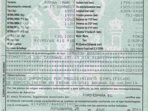 Left sun visor FORD TRANSIT CONNECT (P65_, P70_, P80_) 1.8 Di | BP2004497I1  - Image 9