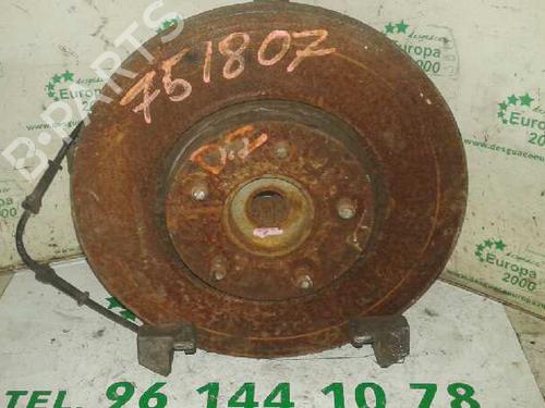 Used Left front steering knuckle CHRYSLER VOYAGER IV (RG, RS) 2.5 CRD (120 hp) 12314094