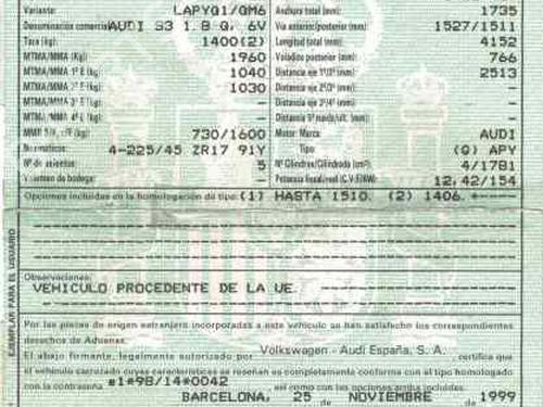 Stütze AUDI A3 (8L1) S3 quattro | BP14035531C155 