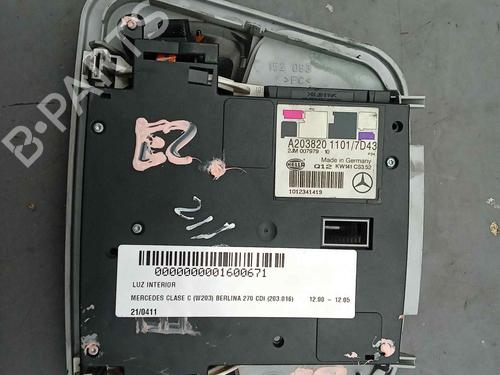 Interior roof light MERCEDES-BENZ C-CLASS (W203) C 270 CDI (203.016) | BP7408686I8 