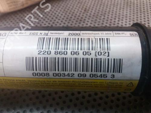 Right curtain airbag MERCEDES-BENZ S-CLASS (W220, V220) S 500, S 500 L (220.075, 220.175, 220.875) | BP592028C12 