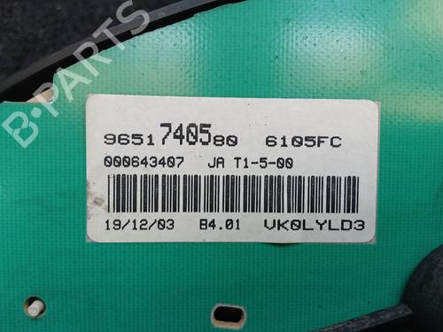 Instrument cluster PEUGEOT 206 Hatchback (2A/C) 1.4 16V | BP9203866C47 