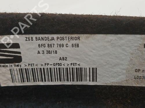 Rear parcel shelf SEAT IBIZA V (KJ1, KJG) 1.0 MPi | BP37232672C85 - Image 2