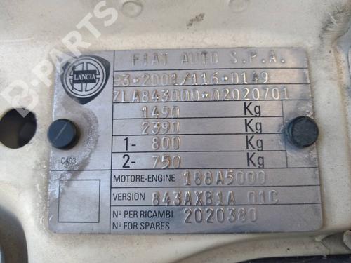 Left front window switch LANCIA YPSILON (843_) 1.2 (843.AXB1A) | BP10514896C106  - Image 14