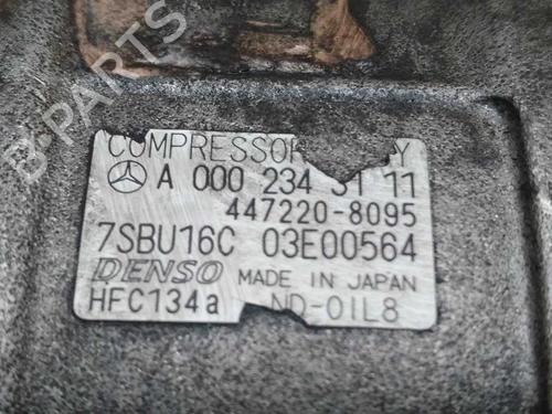 Used AC compressor AC compressor MERCEDES-BENZ VITO Bus (W639) 109 CDI (639.701, 639.703, 639.705) (95 hp) 7532266 7532266