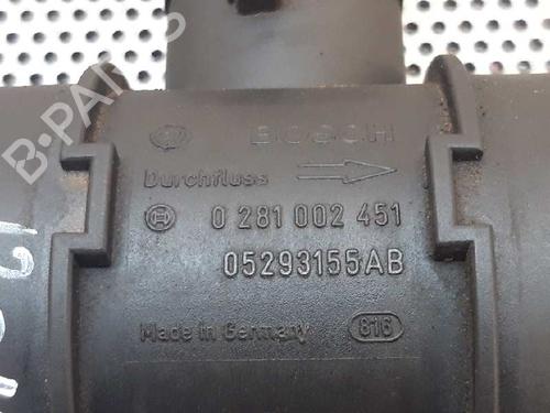 Mass air flow sensor CHRYSLER VOYAGER IV (RG, RS) 2.5 CRD | BP2833492M95 