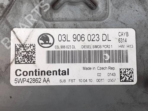 Engine control unit (ECU) SKODA FABIA II (542)  | BP29727459M57 