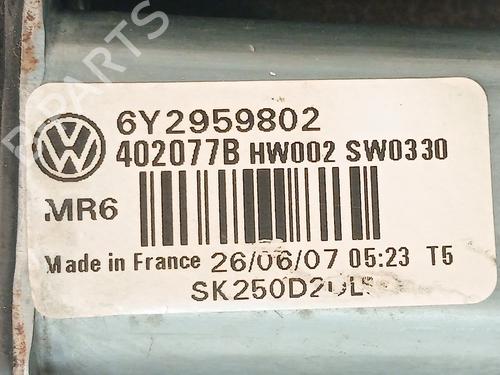 Front left window mechanism SKODA FABIA II (542) | BP37459867C22 - Image 2