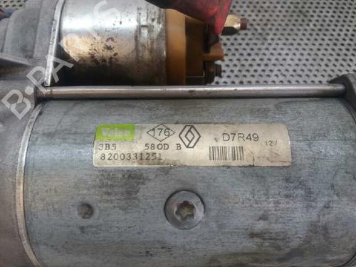Startmotor RENAULT LAGUNA II (BG0/1_) 1.9 dCi (BG08, BG0G) | BP3117729M8 