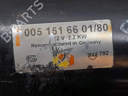 Starter MERCEDES-BENZ S-CLASS (W126) 300 SE, SEL (126.024, 126.025) | BP4433578M8 