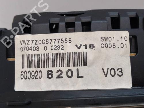 Instrument cluster VW POLO (9N_, 9A_) 1.4 TDI | BP16814875C47 