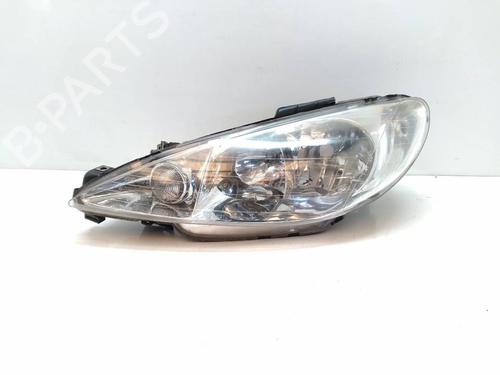 Used Left headlight PEUGEOT 206 Hatchback (2A/C) 1.9 D (69 hp) 17070634