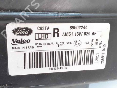 Right headlight FORD C-MAX II (DXA/CB7, DXA/CEU) | BP20320218C29