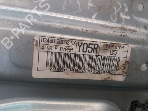 Rear right window mechanism HYUNDAI ELANTRA III Saloon (XD) 2.0 CRDi | BP640024C25 