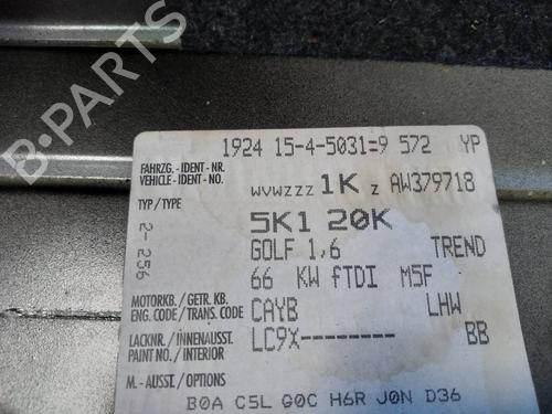 Elektronisk sensor VW GOLF VI (5K1) 1.6 TDI | BP9286225M84 
