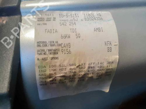 Front wiper motor SKODA FABIA II (542)  | BP29727461M29 