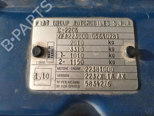 Steering column FIAT DOBLO Box Body/MPV (223_) 1.9 JTD | BP9231540M21 