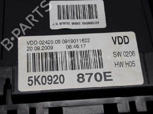 Instrument cluster VW GOLF VI (5K1) 1.6 TDI | BP4441137C47 