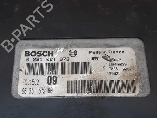 Engine control unit (ECU) PEUGEOT 406 (8B) 2.0 HDI 90 | BP2953772M57 