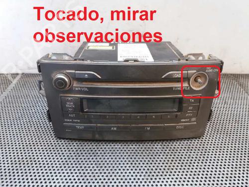 Radio TOYOTA AURIS (_E18_) 2.0 D-4D (ADE186_) (124 hp) 861200257  | 861200257  |