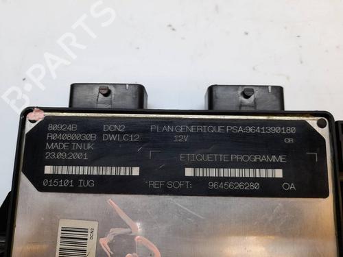 Engine control unit (ECU) PEUGEOT 206 Hatchback (2A/C) 1.9 D | BP1019315M57 