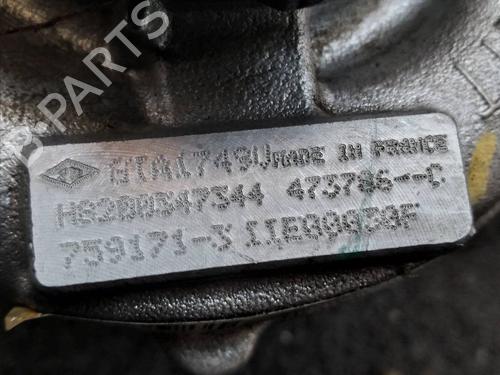 Turbocharger/Supercharger RENAULT LAGUNA II (BG0/1_) 2.0 dCi (BG1T) | BP11059644M71 