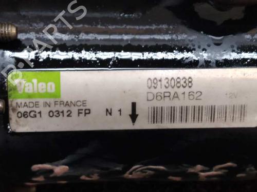 Starter OPEL ZAFIRA A MPV (T98) 1.6 16V (F75) | BP6101559M8 