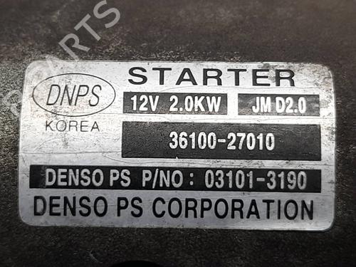 Starter KIA SPORTAGE II (JE_, KM_)  | BP10287421M8 