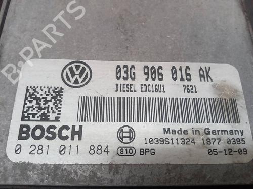 Engine control unit (ECU) SEAT LEON (1P1) 1.9 TDI | BP8111520M57 