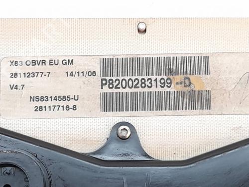 Instrument cluster OPEL VIVARO A Bus (X83) 2.0 CDTI (F7, J7, A07) | BP28581722C47