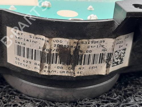 Instrument cluster PEUGEOT 207 (WA_, WC_) 1.4 HDi | BP7308636C47 