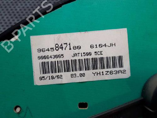 Instrument cluster PEUGEOT 206 Hatchback (2A/C) 1.4 LPG | BP5157904C47 