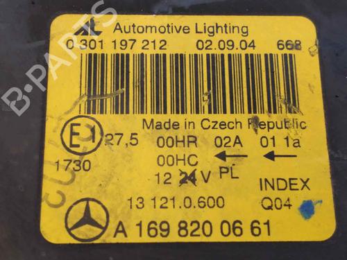 Right headlight MERCEDES-BENZ A-CLASS (W169) A 180 CDI (169.007, 169.307) | BP25985111C29 